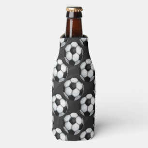Rafraichisseur De Bouteilles Motif noir et blanc de ballon de football