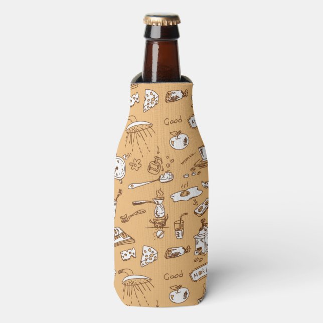 Rafraichisseur De Bouteilles Motif petit-déjeuner 2 (Bottle Devant)