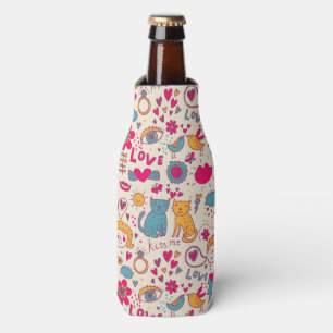 Rafraichisseur De Bouteilles Motif romantique coloré