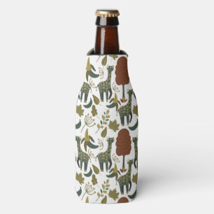 Rafraichisseur De Bouteilles Motif sans couture Giraffe   motif floral coloré