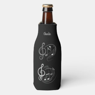Rafraichisseur De Bouteilles Nom personnalisé des notes de musique
