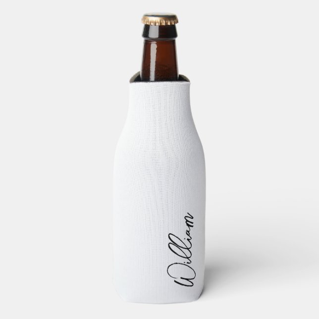 Rafraichisseur De Bouteilles Nom personnalisé du script moderne (Bottle Devant)