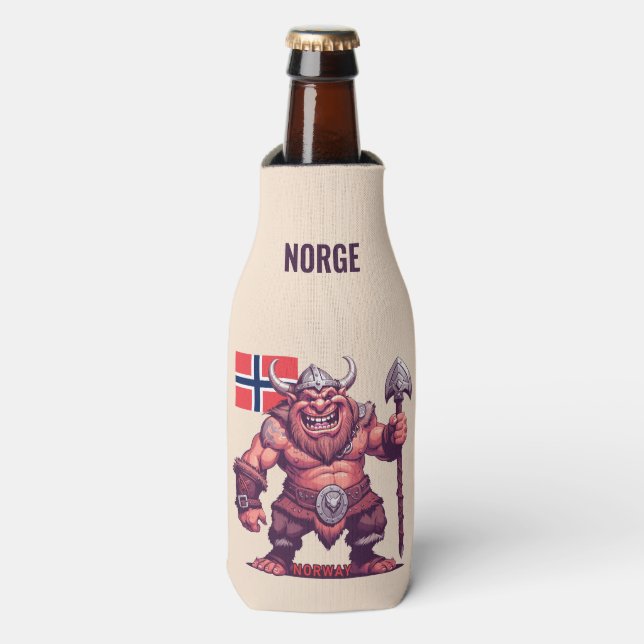 Rafraichisseur De Bouteilles Nom personnalisé Norwegian Troll (Bottle Devant)