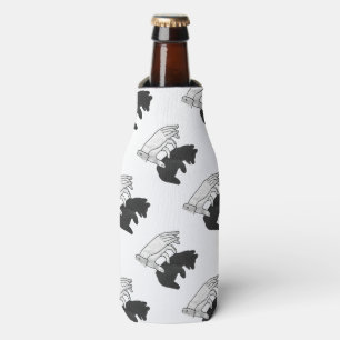 Rafraichisseur De Bouteilles Ours CUB de silhouette de main