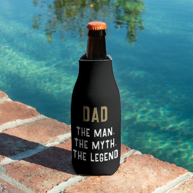 Rafraichisseur De Bouteilles Papa, Mythe de l'homme Légende Drôle Noir (Piscine in situ)