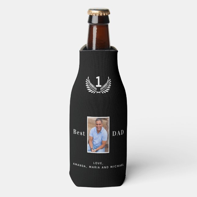 Rafraichisseur De Bouteilles Père photo noir noms blancs (Bottle Devant)