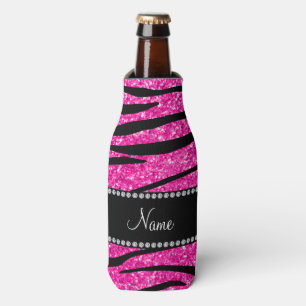 Rafraichisseur De Bouteilles Personnaliser le nom neon hot rose parties scintil