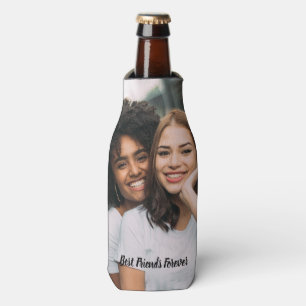 Rafraichisseur De Bouteilles Photo personnalisée du meilleur ami pour toujours