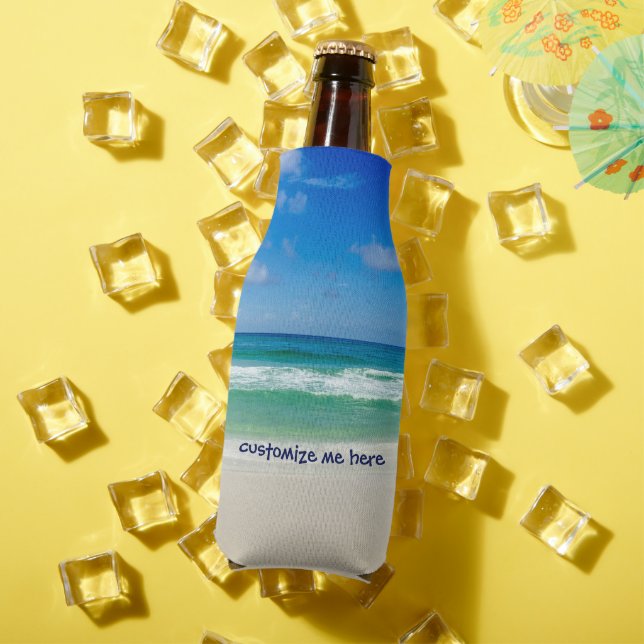 Rafraichisseur De Bouteilles Photographie de plage Belle Custom Tropical Island (Été in situ)