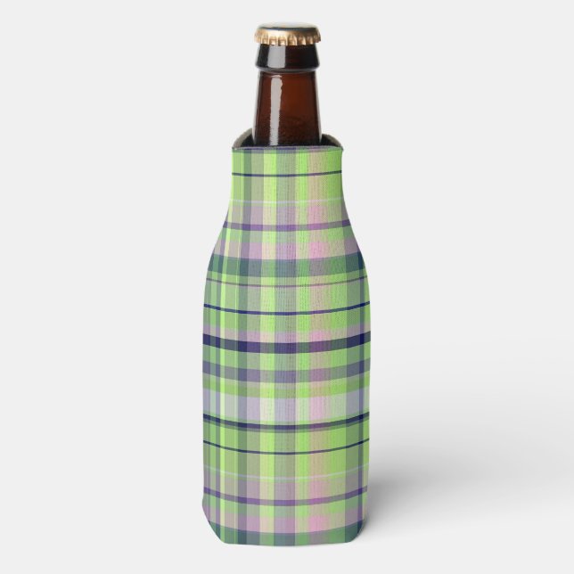 Rafraichisseur De Bouteilles Pistachio Pink Navy Wht Preppy (Bottle Devant)