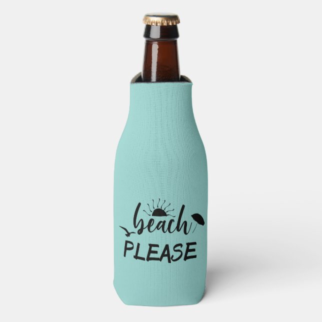 Rafraichisseur De Bouteilles Plage S'Il Vous Plaît Dire Été (Bottle Devant)