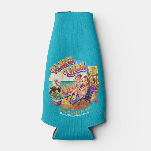 Rafraichisseur De Bouteilles PlayaLinda Beer Bottle Coozie (Devant)
