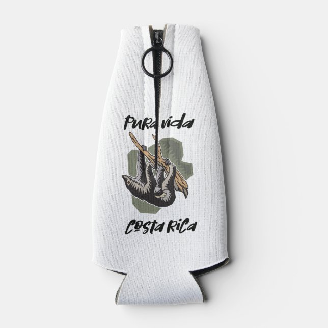 Rafraichisseur De Bouteilles Pura Vida Sloth Costa Rica Souvenir (Dos)