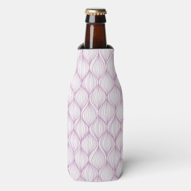 Rafraichisseur De Bouteilles Purple ogee stripes pattern (Bottle Devant)