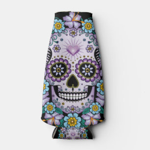 Rafraichisseur De Bouteilles Purple Sugar Skull