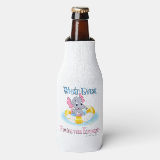 Rafraichisseur De Bouteilles Quoi qu'il flotte votre éléphant 3 (Bottle Devant)