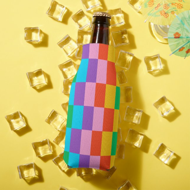 Rafraichisseur De Bouteilles Rainbow Steps Blocks Motif Beverage Cooler (Été in situ)