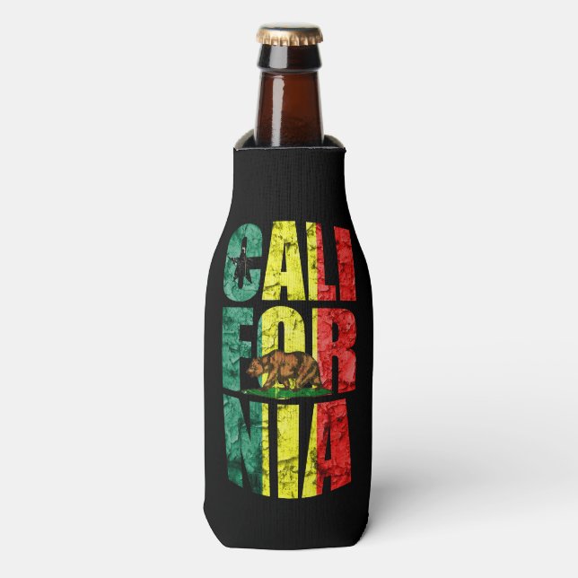 Rafraichisseur De Bouteilles Rasta Californie (Bottle Devant)