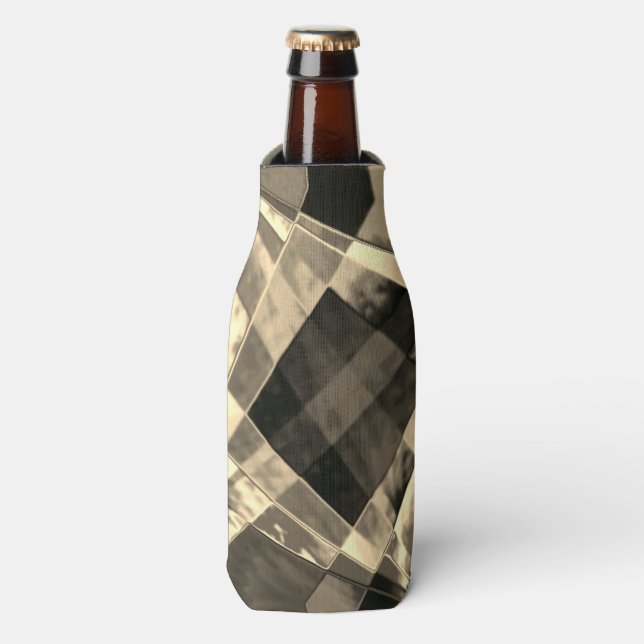 Rafraichisseur De Bouteilles Rectangles inclinées dans les tons bois ou beige? (Bottle Devant)