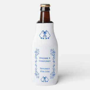 Rafraichisseur De Bouteilles Refroidisseur de bouteille de mariage Bells Bleu S