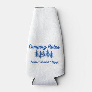 Rafraichisseur De Bouteilles Règles de camping, Détendez-vous, Détendez-vous, P