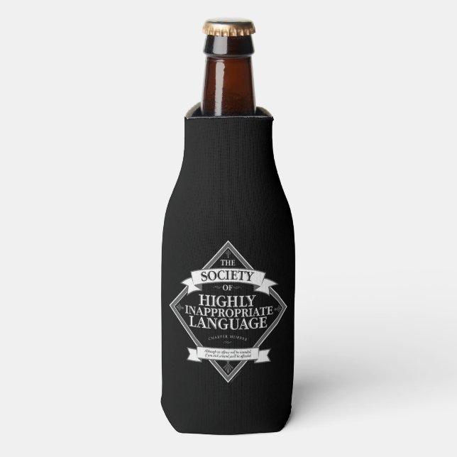 Rafraichisseur De Bouteilles Société du langage hautement inapproprié (Bottle Devant)