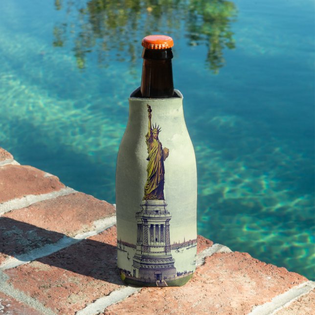 Rafraichisseur De Bouteilles Statue vintage de la Liberté (Piscine in situ)