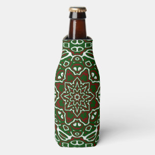 Rafraichisseur De Bouteilles Super Eclectique Orné Noël Mandala Motif