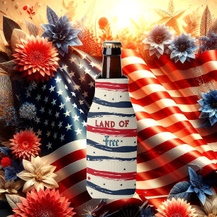 Rafraichisseur De Bouteilles Terre De L'Indépendance Américaine Libre Shabby Ch