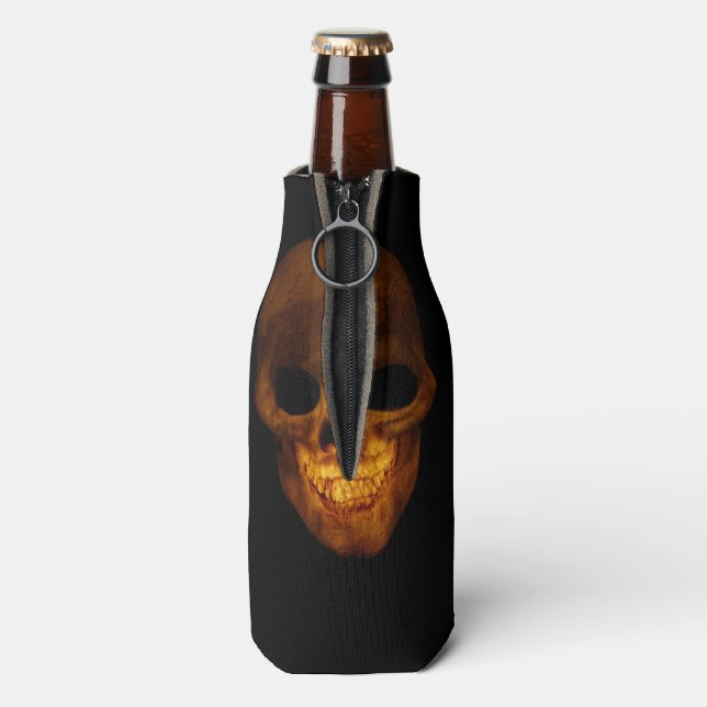 Rafraichisseur De Bouteilles Tête de fractionnement du crâne doré (Bouteille Dos)
