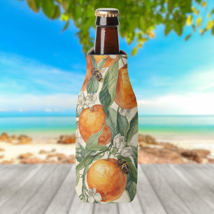Rafraichisseur De Bouteilles Verger d'Orange – Fruit Citrus Dessiné à la Main 