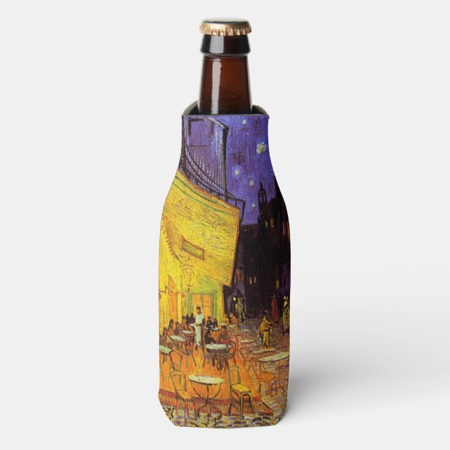 Rafraichisseur De Bouteilles Vincent Van Gogh Café Terrasse Au Night Fine Art (Bottle Devant)