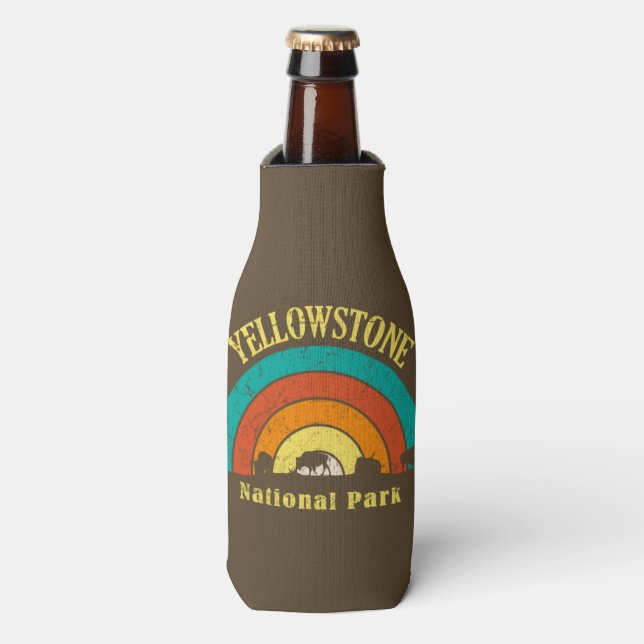 Rafraichisseur De Bouteilles Yellowstone US National Park Wyoming Montana Idaho (Bottle Devant)