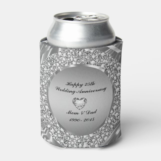Rafraichisseur De Cannettes 25e Wedding Anniversary (Can devant)