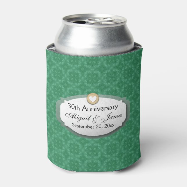 Rafraichisseur De Cannettes 30e anniversaire du Mariage Green Z08 (Can devant)