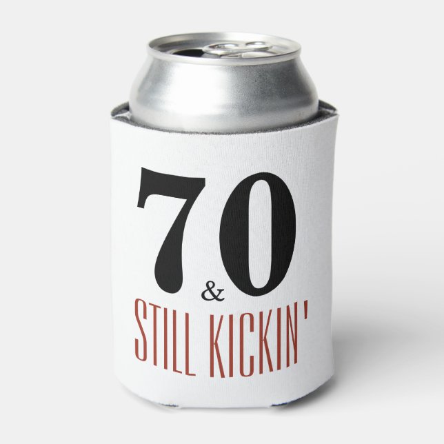 Rafraichisseur De Cannettes 70 et Kickin' Anniversaire fête Can Coozie (Can devant)