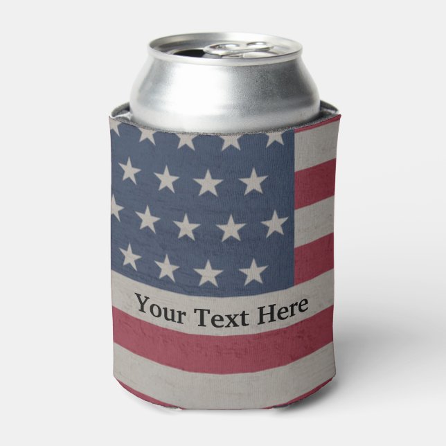 Rafraichisseur De Cannettes American USA Flag Patriotique Juillet 4 (Can devant)