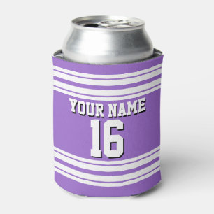 Rafraichisseur De Cannettes Amethyst Purple Wht Team Jersey Numéro personnalis
