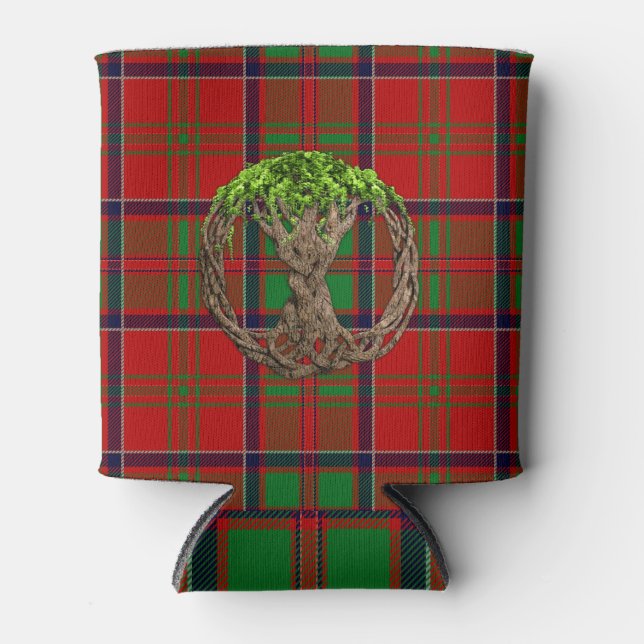Rafraichisseur De Cannettes Arbre Celtique De Vie Et Clan MacDonald De Glencoe (Devant)