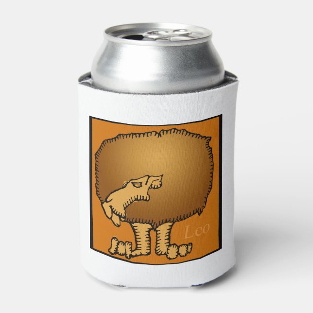 Rafraichisseur De Cannettes Astrologie Zodiac Leo Signal Anniversaire Can Cool (Can devant)