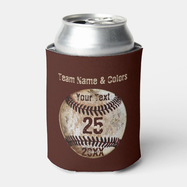 Rafraichisseur De Cannettes Baseball personnalisé bon marché pour l'équipe (Can devant)