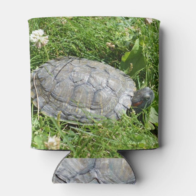 Rafraichisseur De Cannettes Bébé rouge oreille tortue coulissante (Dos)