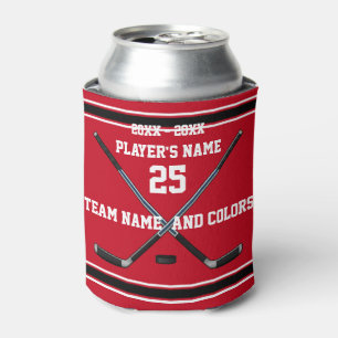 Rafraichisseur De Cannettes Cadeaux bon marché d'hockey, vos COULEURS et 4