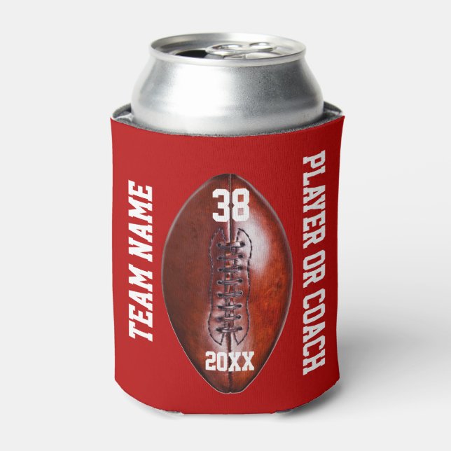 Rafraichisseur De Cannettes Cadeaux de football personnalisés pour joueurs, en (Can devant)