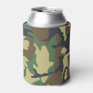 Rafraichisseur De Cannettes Camouflage de l'armée Pêche Brown verte