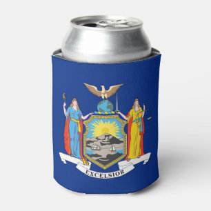 Rafraichisseur De Cannettes Can Cooler avec le drapeau de l'État de New York,