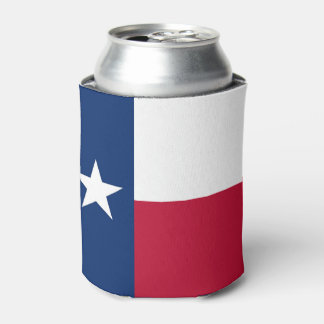 Rafraichisseur De Cannettes Can Cooler avec le drapeau de Texas State, USA.