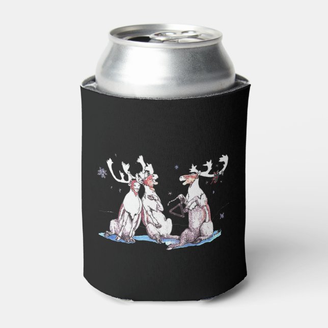 Rafraichisseur De Cannettes Caribou chanteur de Noël lunatique (Can devant)