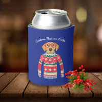 Chandail de Noël moche, Chien portant des lunettes
