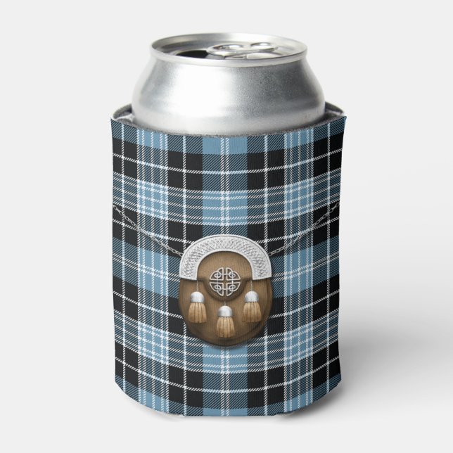 Rafraichisseur De Cannettes Clan Clark Tartan Et Sporran (Can devant)